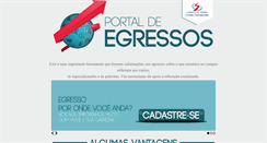 Desktop Screenshot of egressos.catolica-es.edu.br